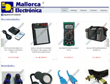 Tablet Screenshot of mallorcaelectronica.com